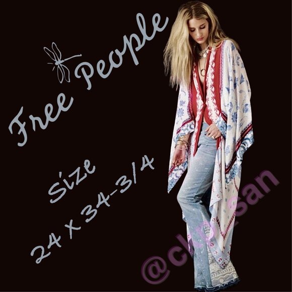 Rare Free People Braided Bleached Mermaid Flare Jeans Sz 29
